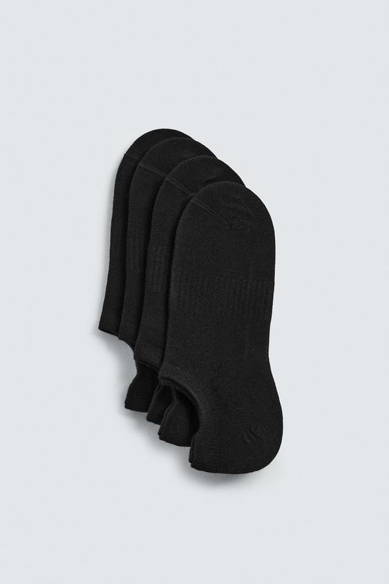 PACK OF 4 INVISIBLE SOCKS from Zara - $19.90