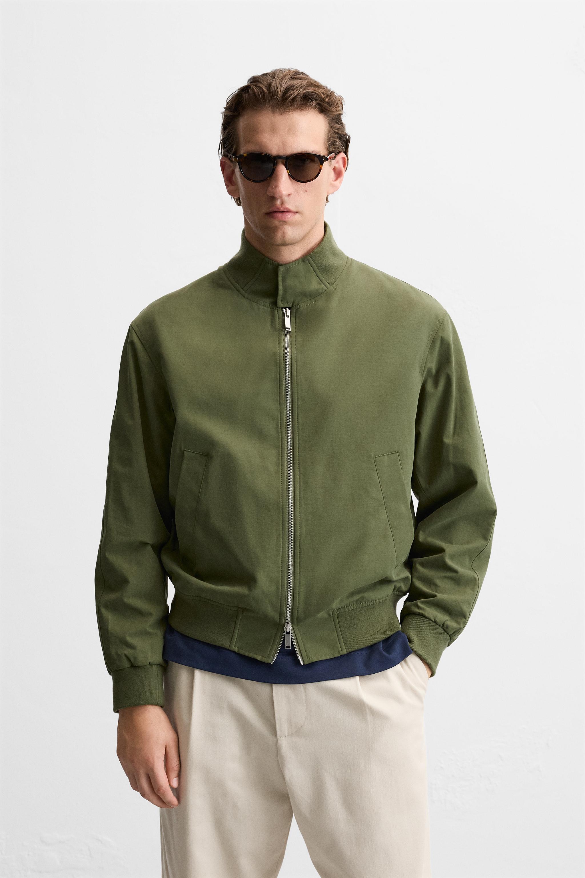 Bomber hombre zara best sale