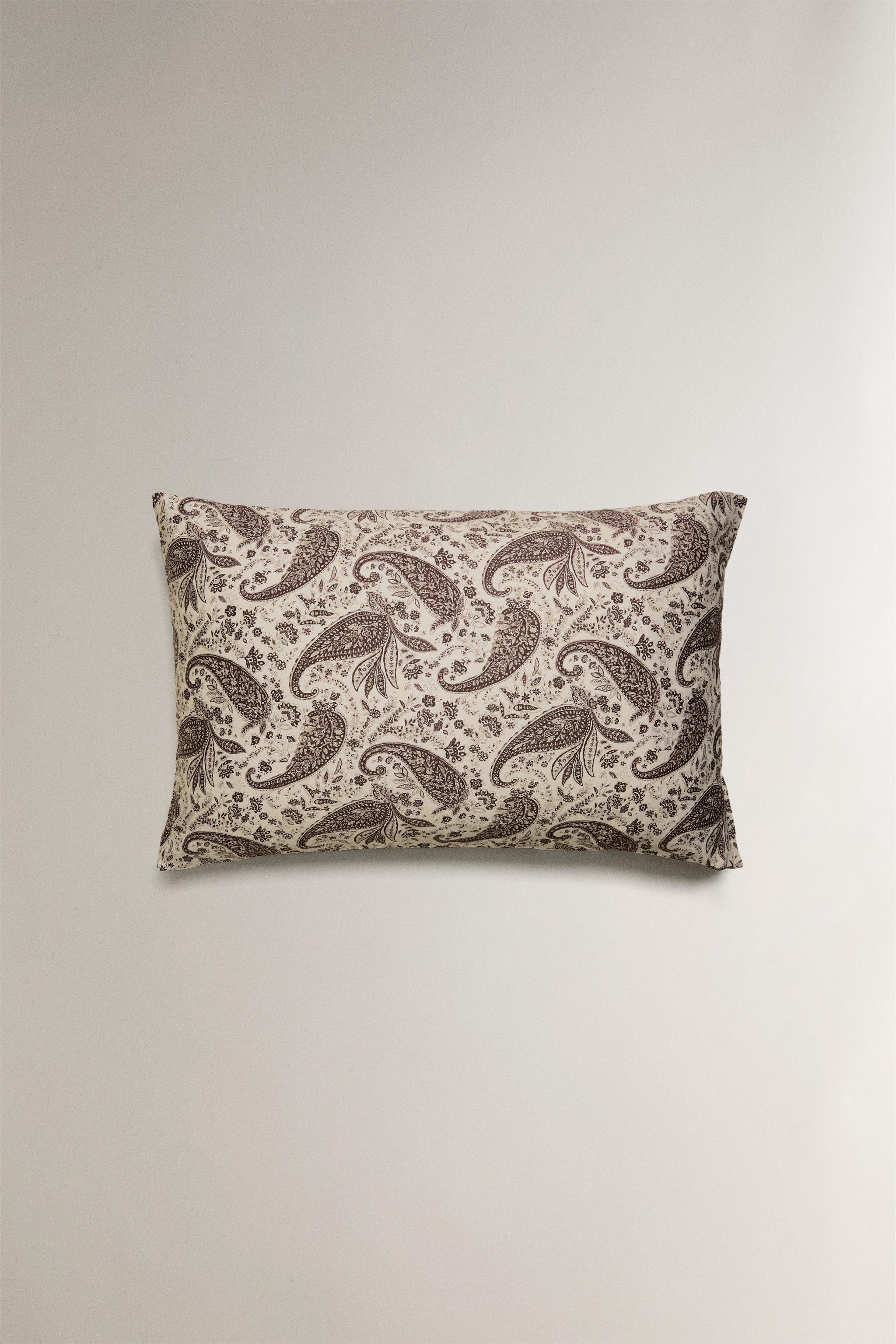 HOUSSE DE COUETTE SATIN IMPRIMÉ PAISLEY