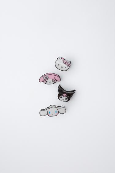 PACK CUATRO PINZAS HELLO KITTY AND FRIENDS © SANRIO - Fucsia de Zara