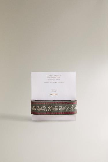 Zaras JULKLAPPSBAND MED DEKORATIVA ANKUNGAR - Flerfärgad - Bild 0