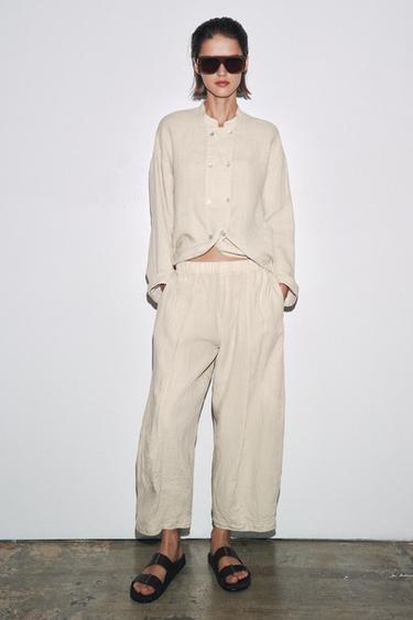 Zara TÄISLINANE PEALISSÄRK ZW COLLECTION - Light beige - Pilt 0
