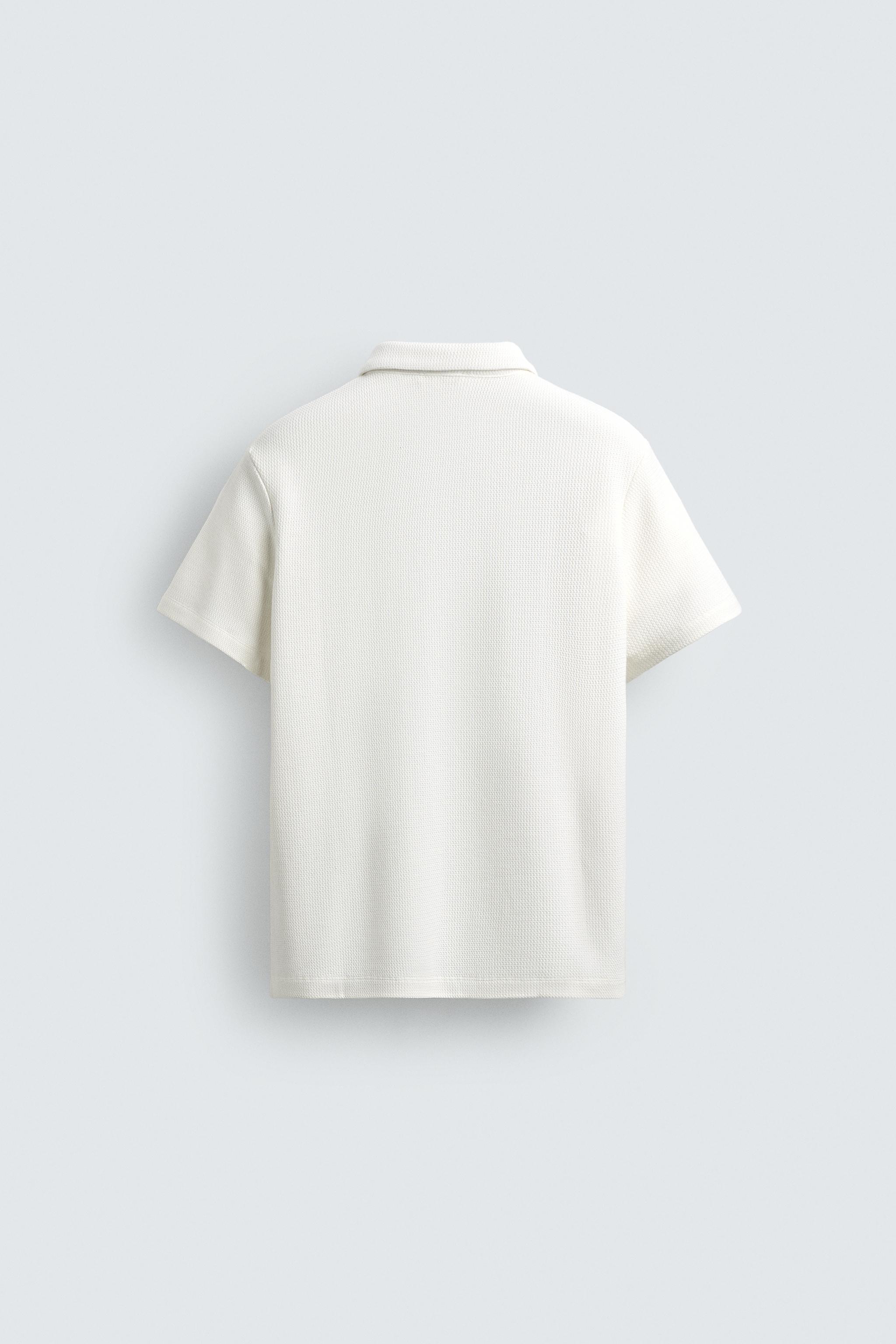 POLO REGULAR FIT STRUCTURÉ