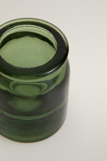 SALIÈRE VERRE BOUCHON LIÈGE - Vert de Zara - Image 2