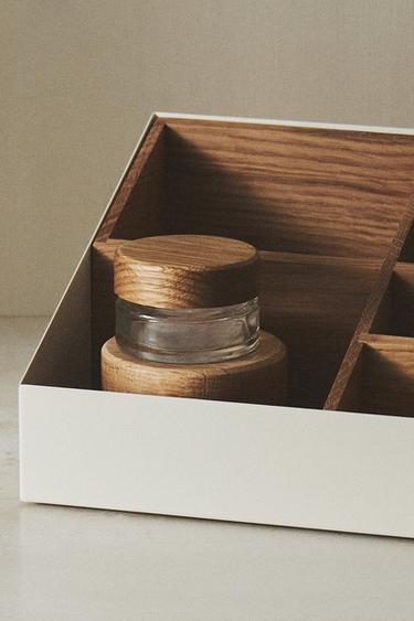 Zaras ORGANISATÖR I TRÄ OCH METALL - Vit