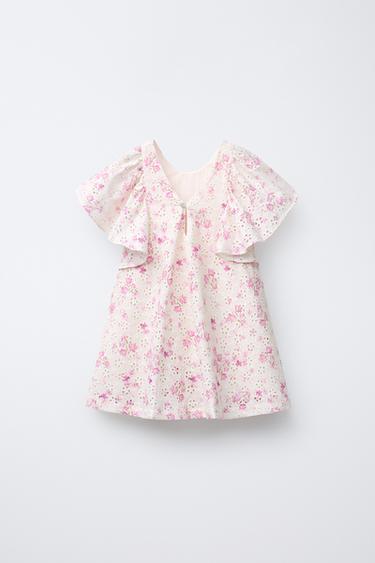 SHIFFLY FLORAL PRINT DRESS - Pink by Zara - Image 1