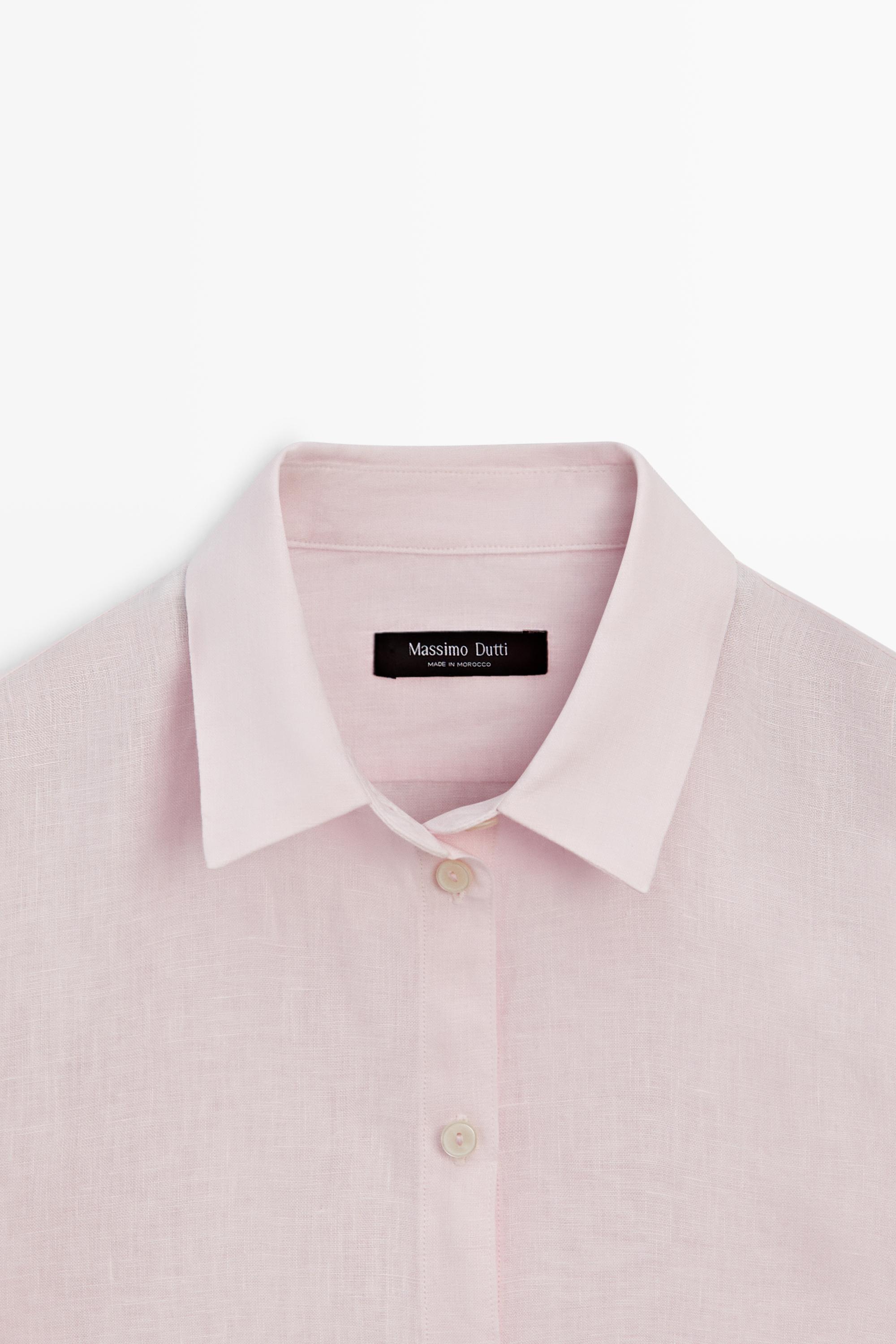 Flowing 100% linen shirt