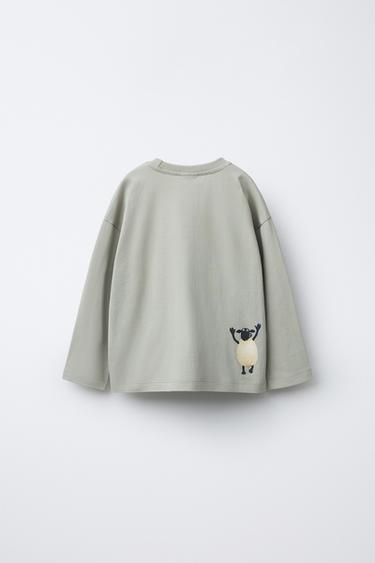 SHAUN THE SHEEP ™ T-SHIRT - Light green by Zara - Image 1