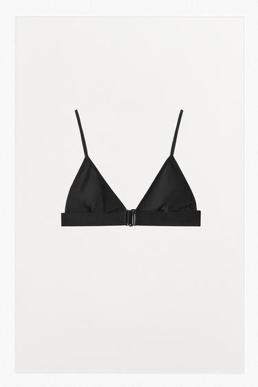 BRALETTE VISCOSA PIEZA METÁLICA - Negro de Zara