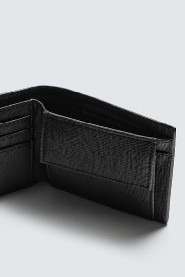 PORTEFEUILLE TEXTURÉ - Noir de Zara - Image 3