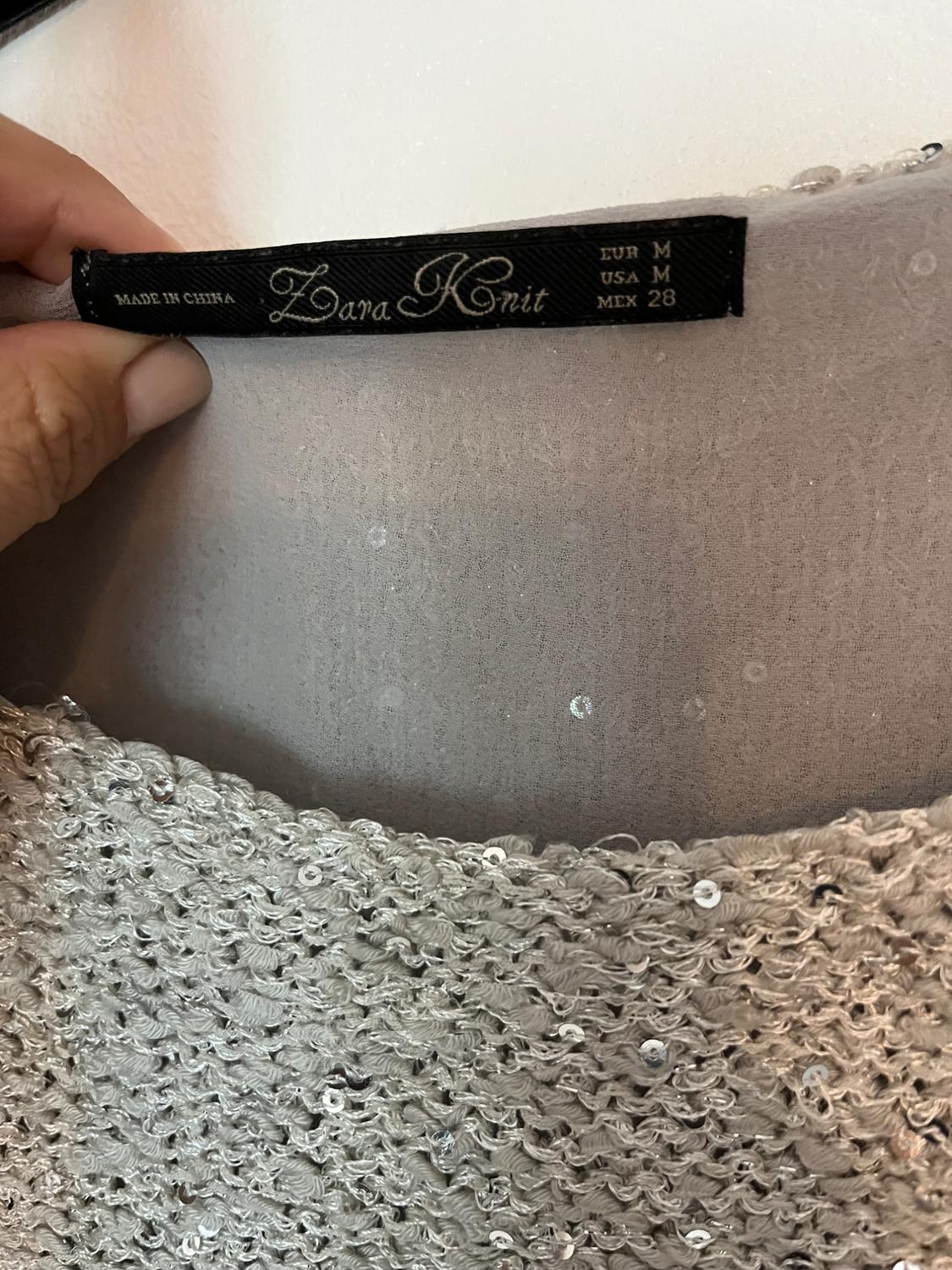 PULL GRIS À PAILLETTES - Image 3