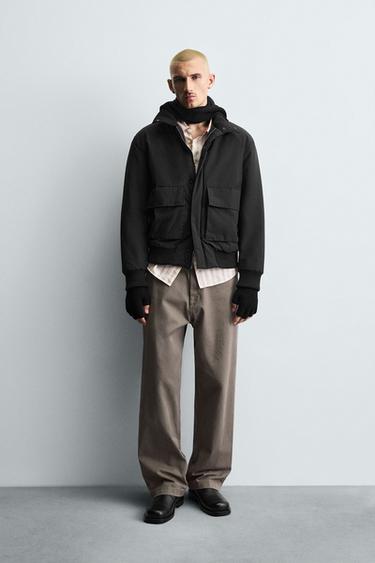 CAZADORA ACOLCHADA WATER REPELLENT - Negro de Zara - Imagen 0