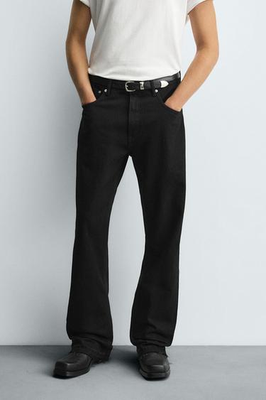 FLARE FIT JEANS - Black by Zara