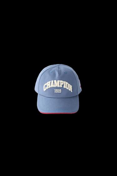 CHAMPION ® X ZARA CHENILLE EMBROIDERY CAP - Blue by Zara