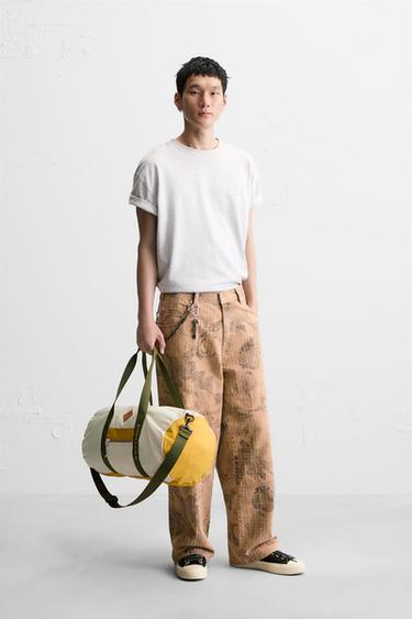 BOLSO DE VIAJE CONTRASTE - Blanco Hueso de Zara - Imagen 0