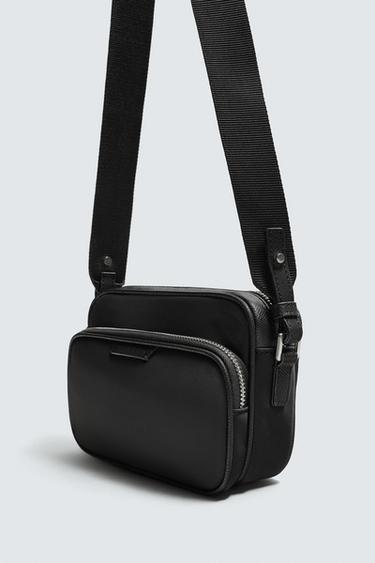 NYLON CROSSBODY BAG - Black by Zara - Image 5