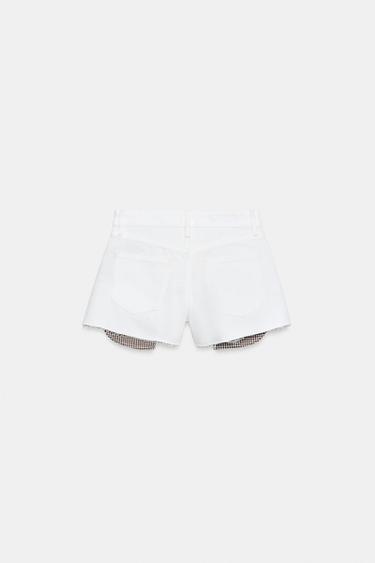 SHORT Z1975 MOM FIT EFFILOCHÉ - Blanc de Zara - Image 6