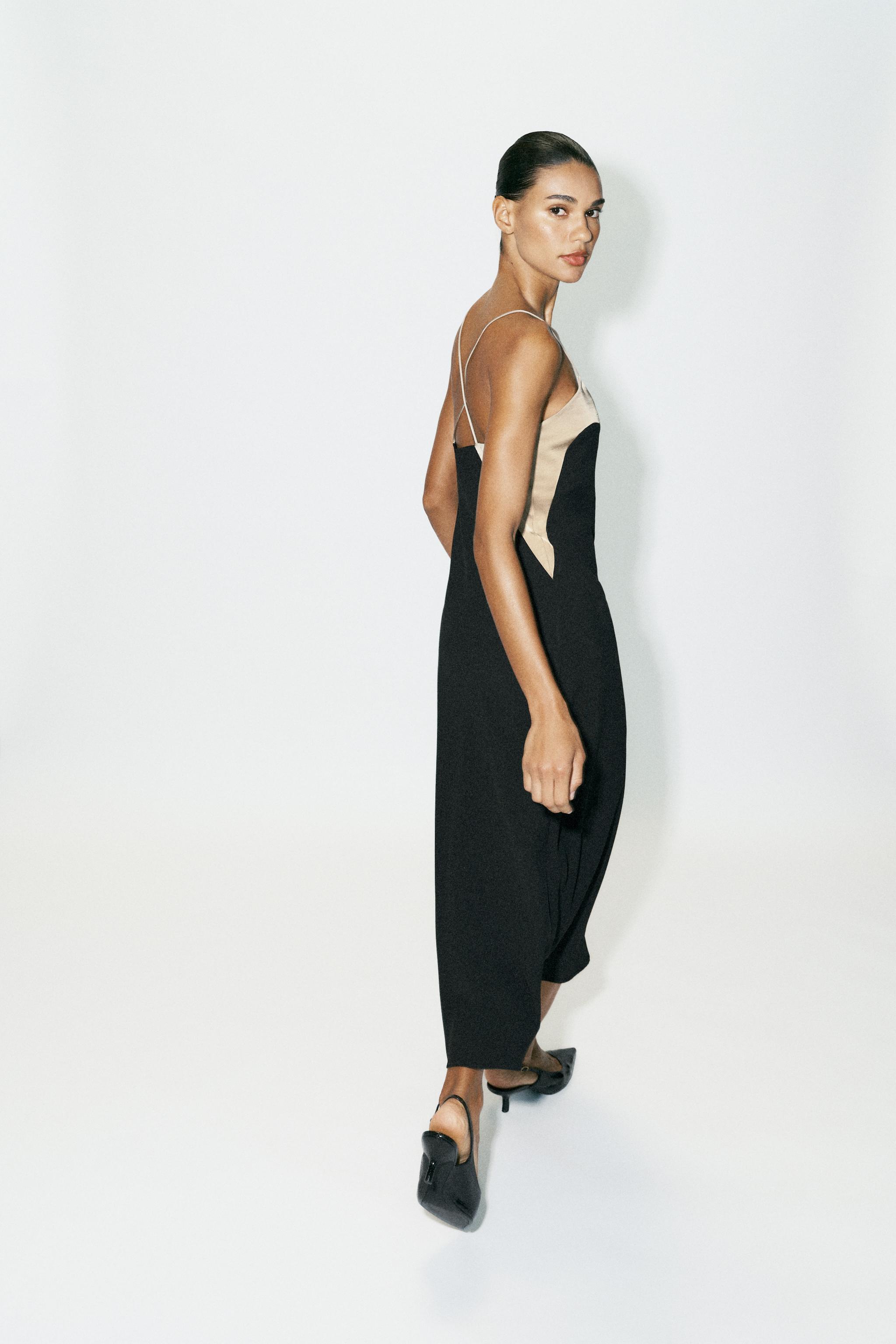 COMBINED LINGERIE-STYLE DRESS