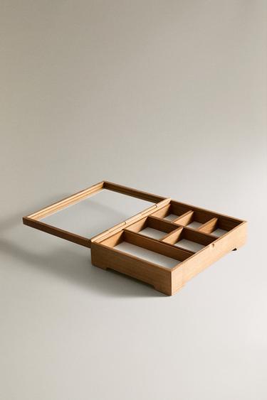 BOÎTE À BIJOUX EN BOIS - Marron de Zara - Image 4