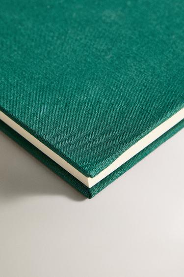 CAHIER VERT COUVERTURE RIGIDE RUE DU BAC - Vert de Zara - Image 1