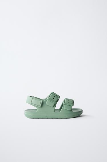 SANDALES DE PLAGE - Vert kaki de Zara - Image 0