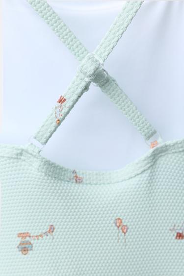 1-6 YEARS/ CIRCUS RUFFLE SWIMSUIT - Sea green by Zara - Image 3