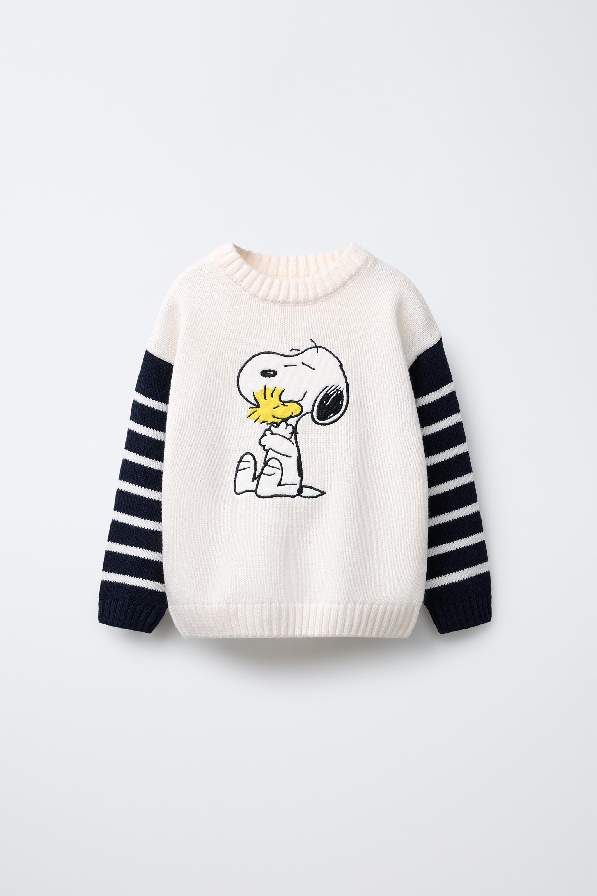 スヌーピー出品 SNOOPY PEANUTS™ ニットセーター - エクリュ | ZARA Japan / 日本