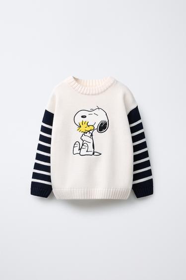 GEBREIDE TRUI SNOOPY PEANUTS™ - Ecru van Zara