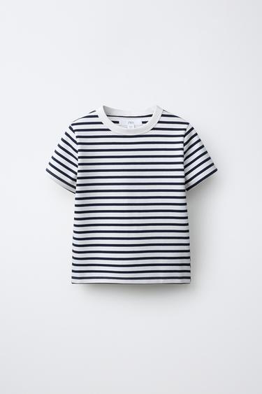 CAMISETA INTERLOCK RAYAS - Rayas de Zara - Imagen 0