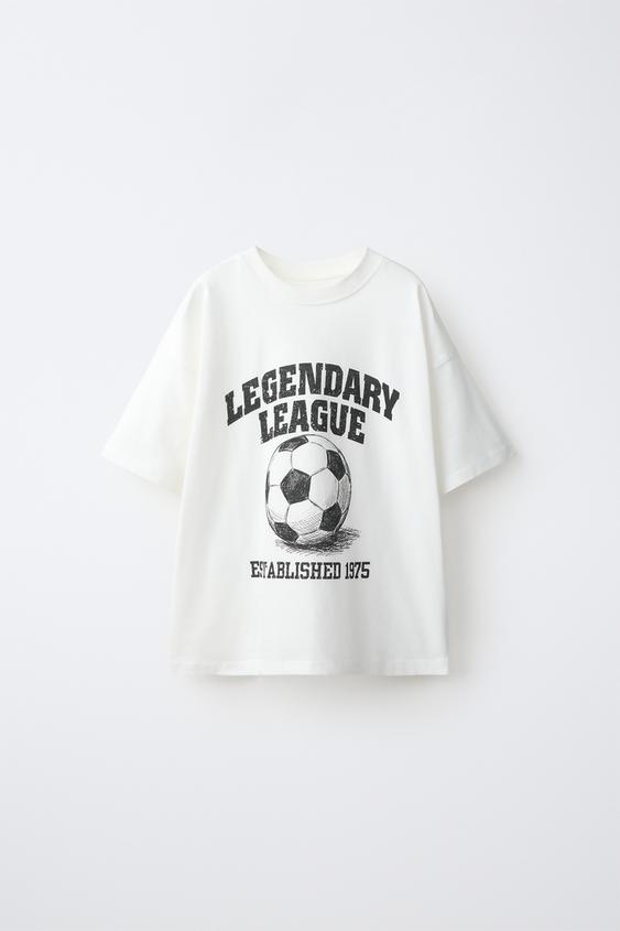 CAMISETA ESTAMPADA SPORT - Branco da Zara - Imagem 0