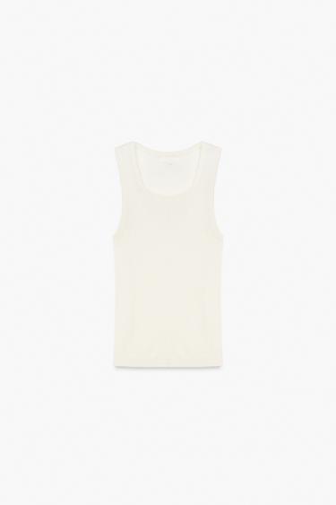 SAMARRETA TANK PUNT LLEUGER LLANA - SEDA - Cru de Zara