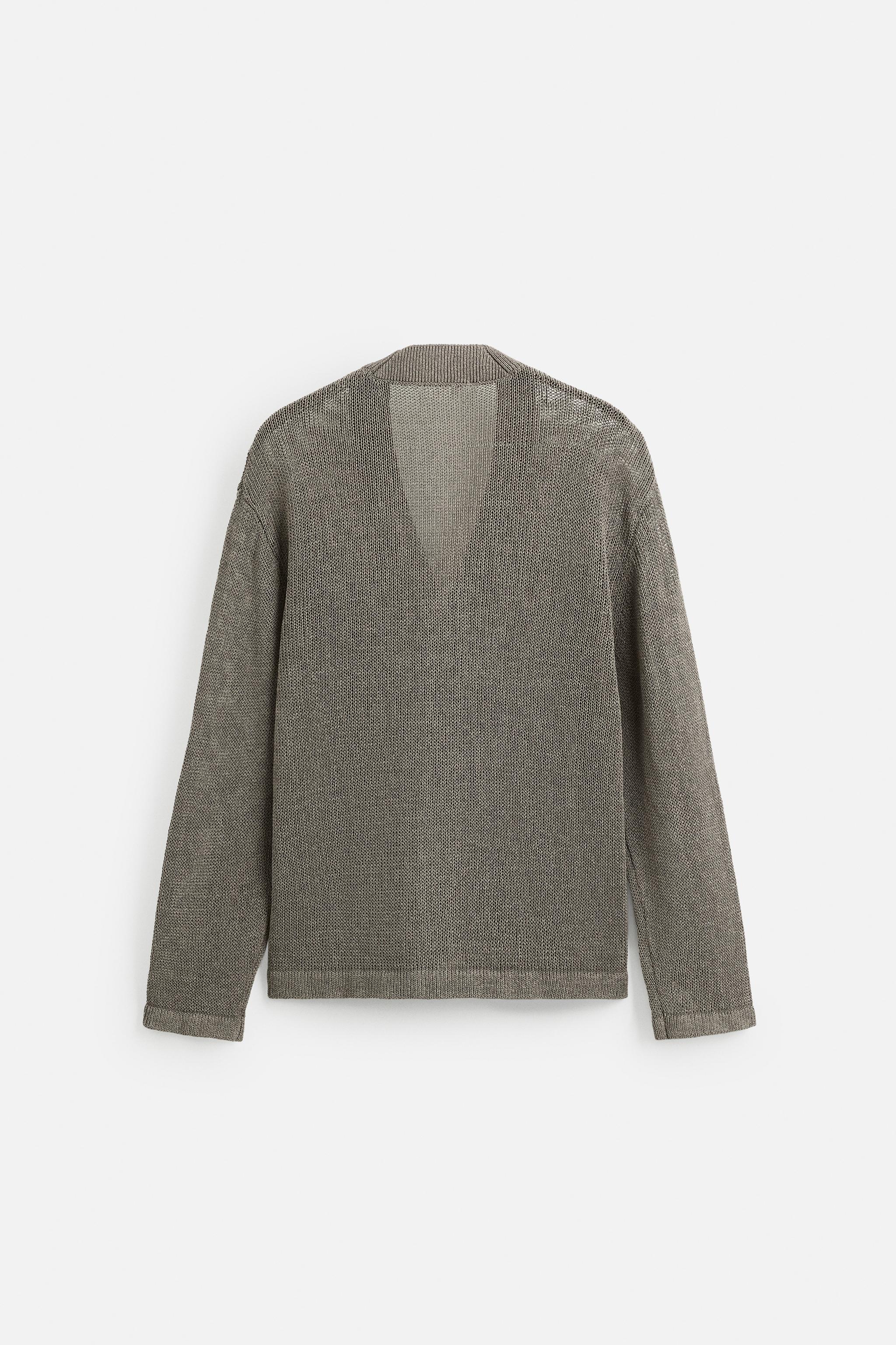 CARDIGAN STRUCTURE AJOURÉE