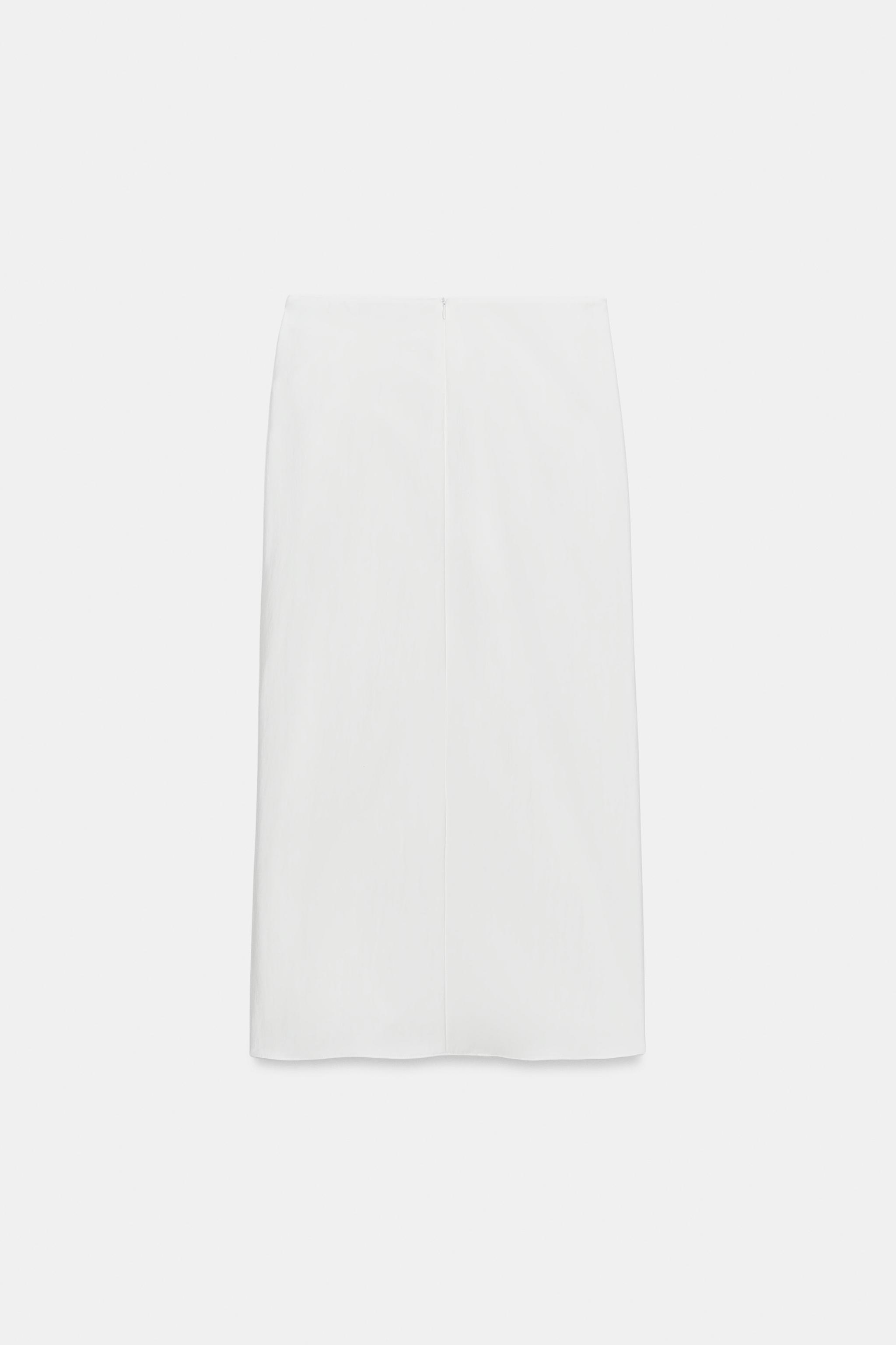 ZW COLLECTION RUFFLED MIDI SKIRT