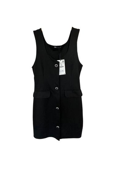 BLACK FITTED DRESS
