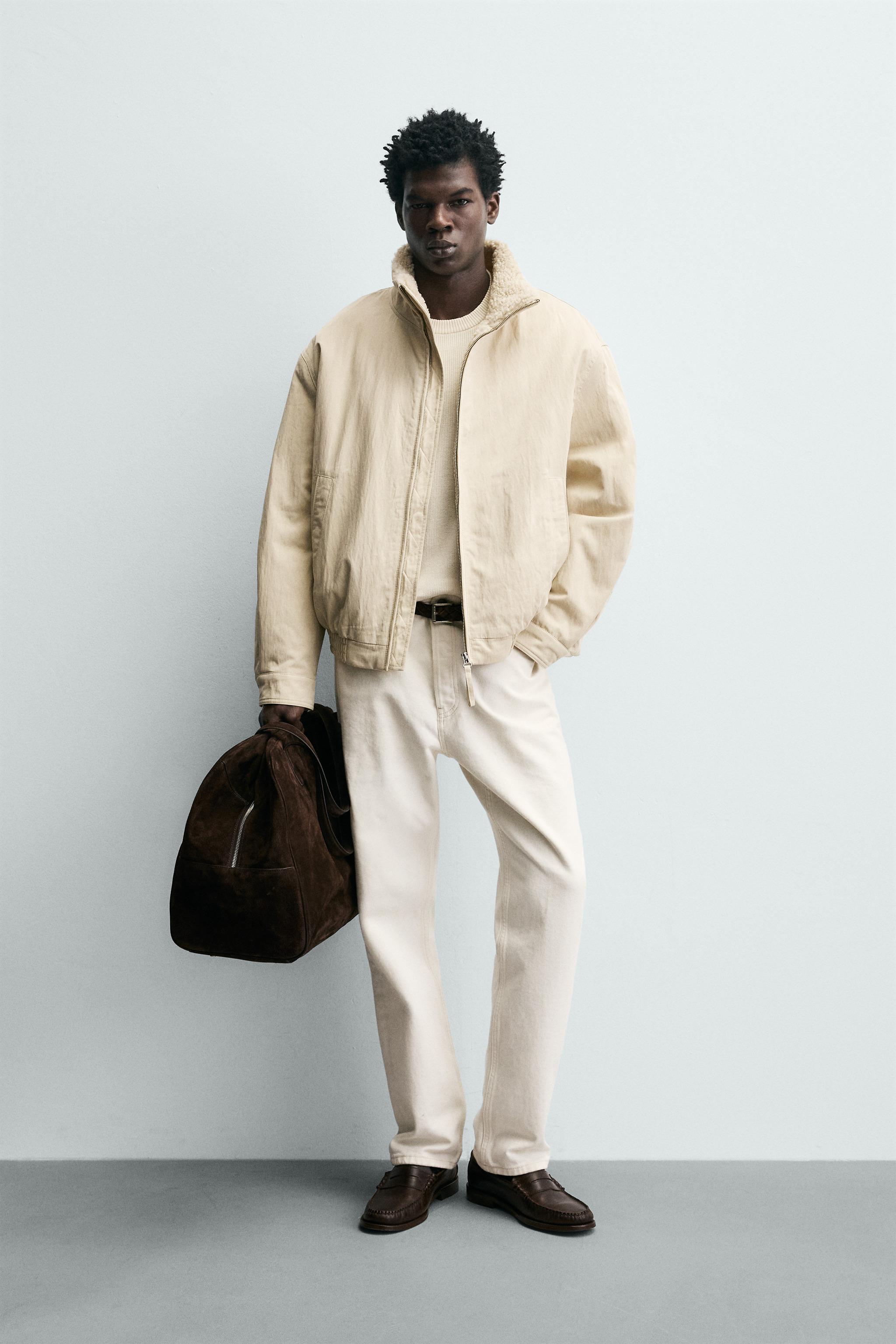 COMBINATION TECHNICAL JACKET - Beige | ZARA United States