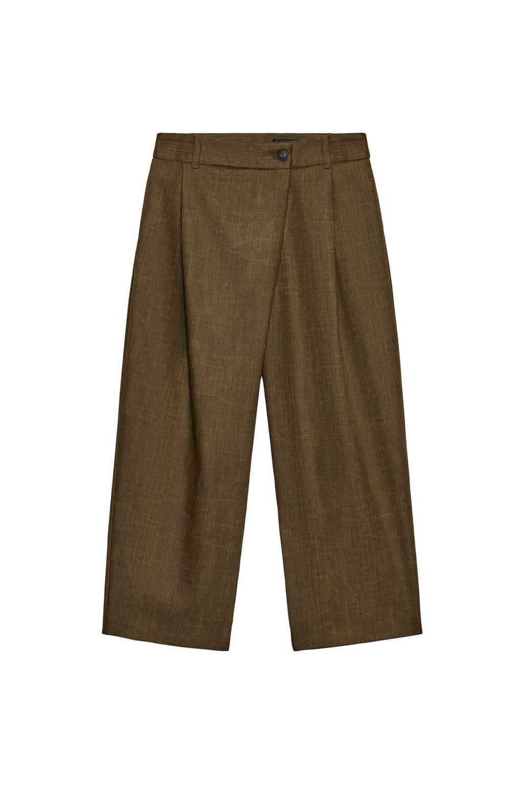 ZW COLLECTION PLEATED CROPPED PANTS - image 3