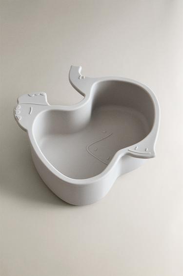TIGELA INFANTIL DE SILICONE ELEFANTE - Acinzentado da Zara
