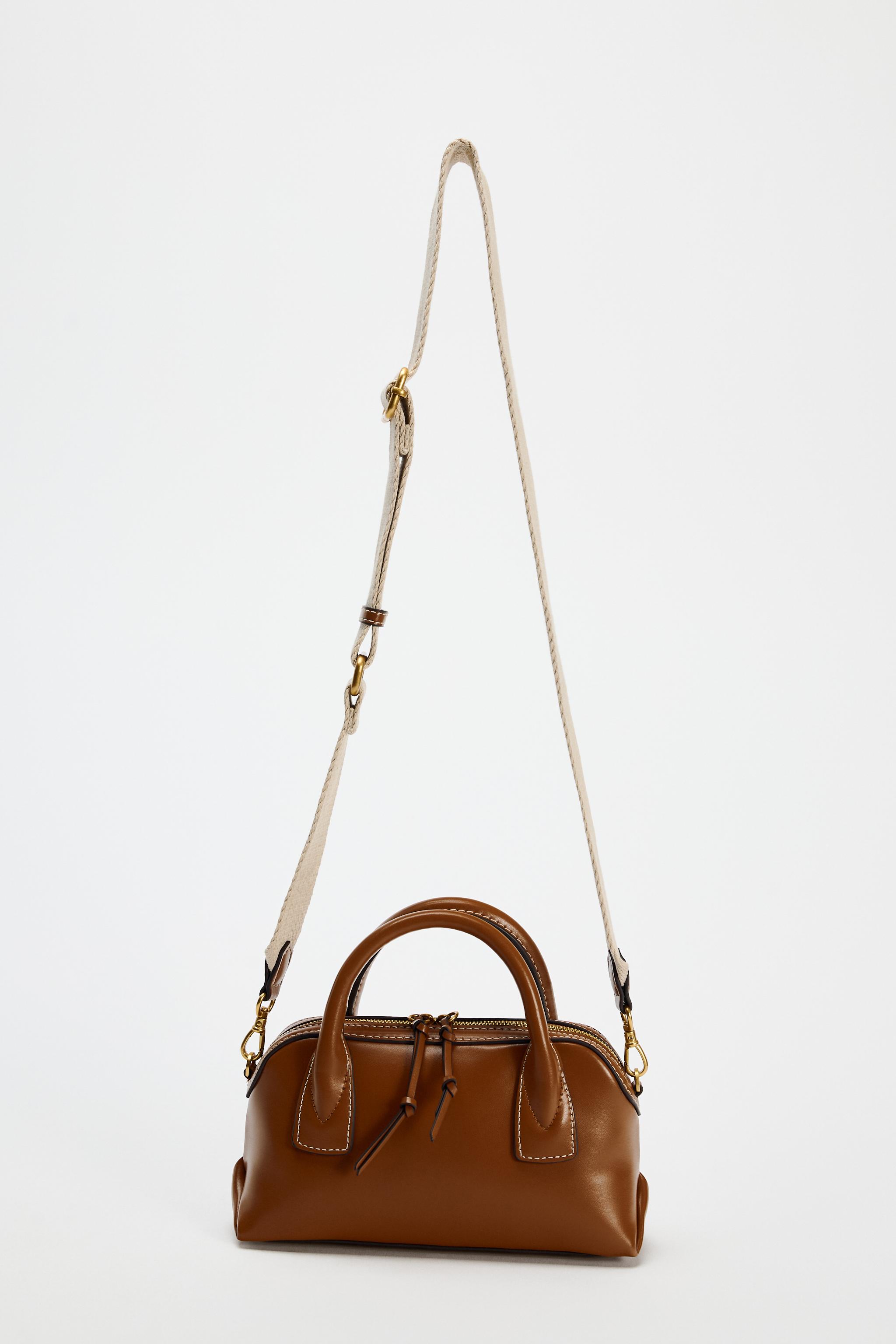 Zara tan bag sale