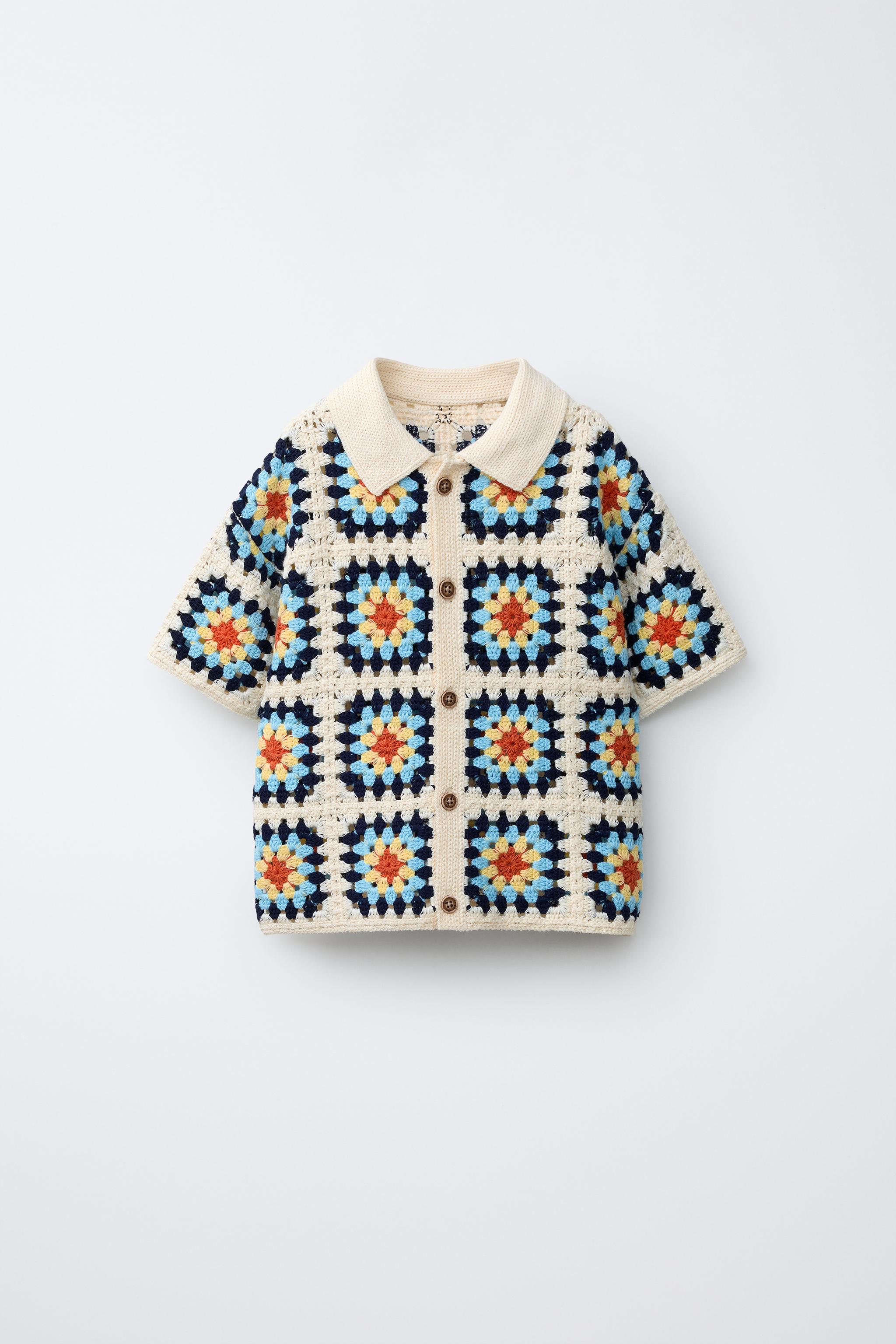 CHEMISE EN MAILLE CROCHET