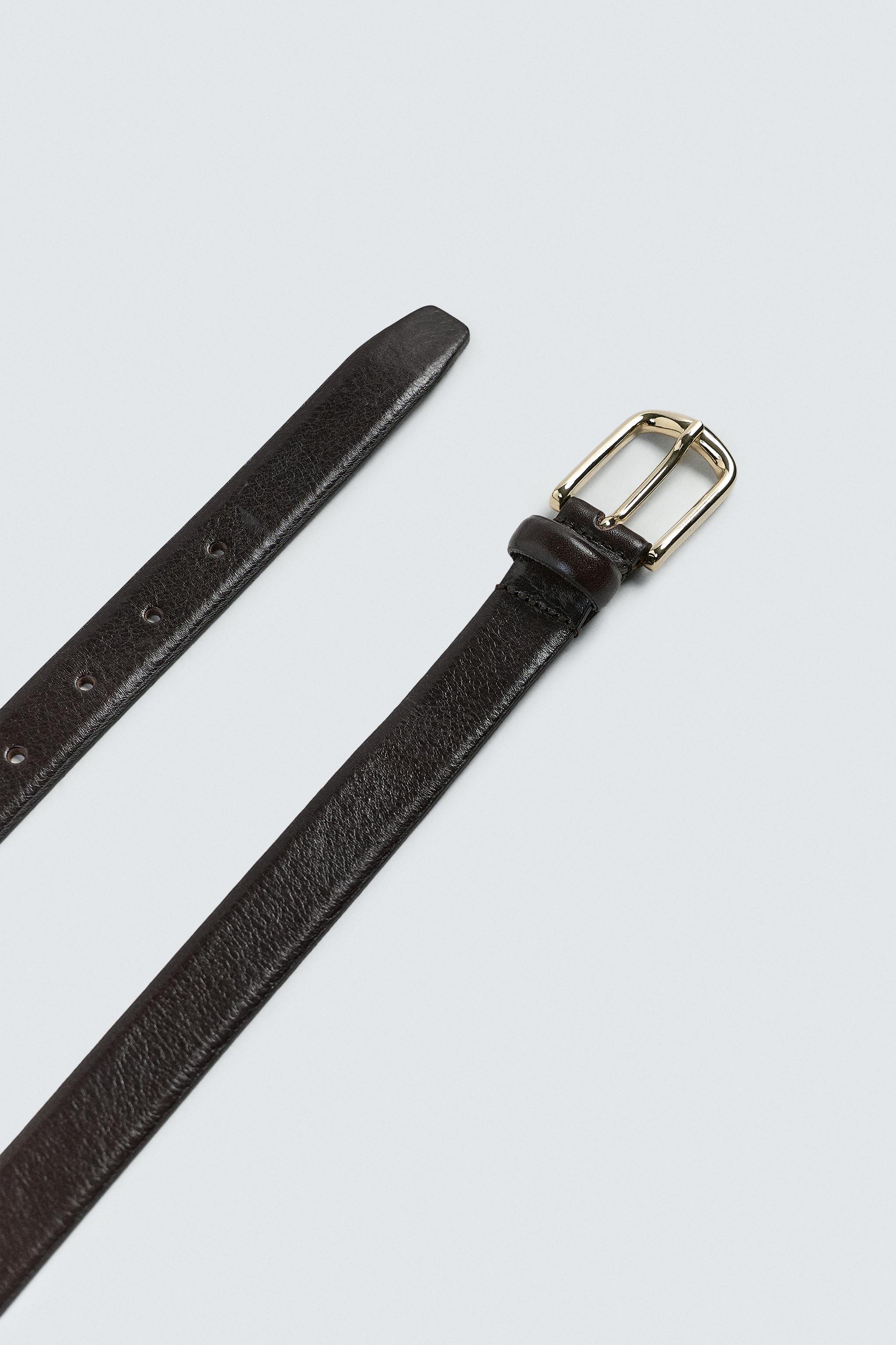 LEATHER DRESS BELT