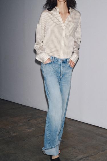 JEAN BAGGY TAILLE BASSE ZW COLLECTION - Bleu de Zara - Image 4
