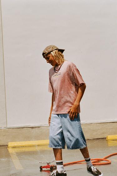 SURF PRINT T-SHIRT - Pink by Zara