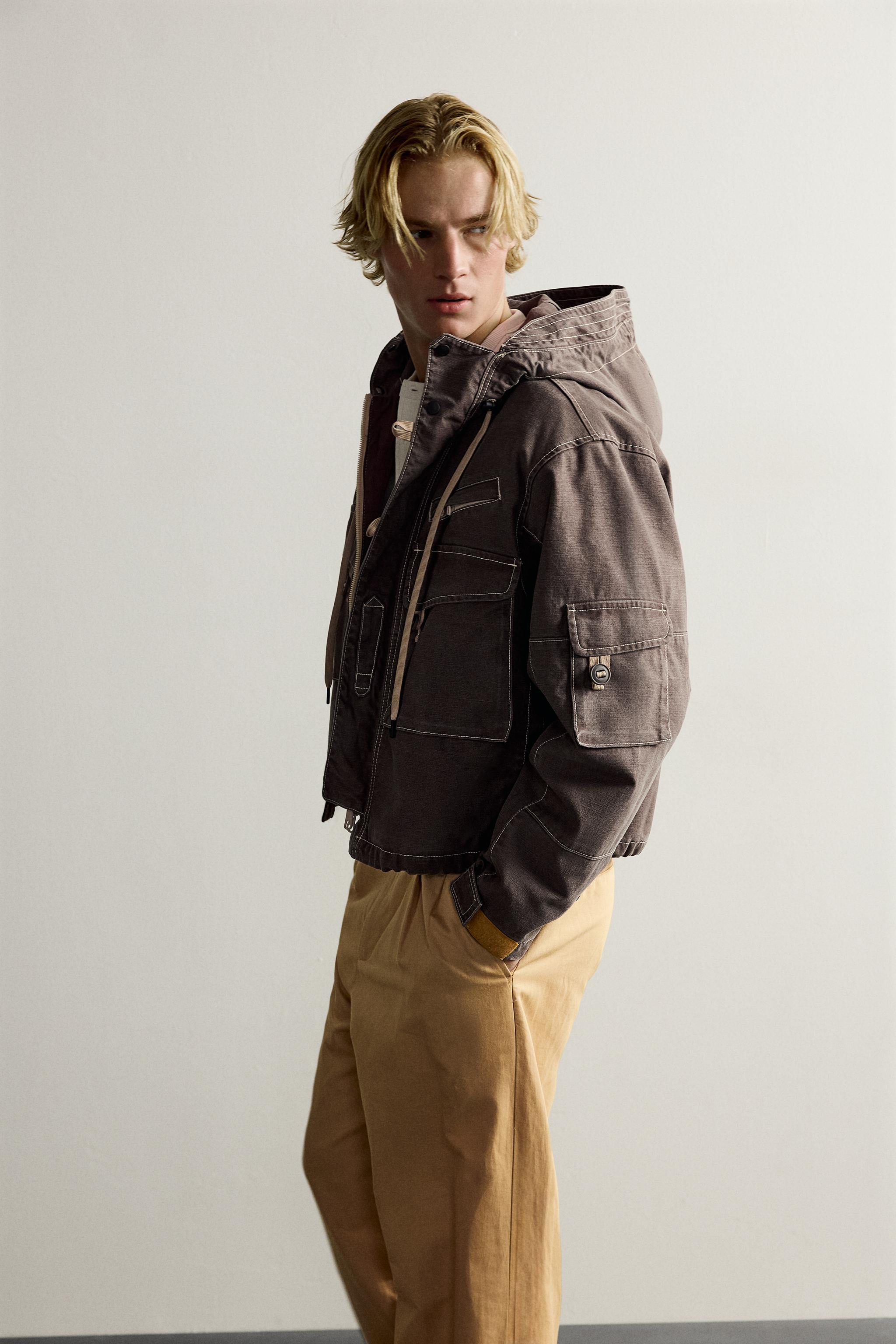 CROPPED UTILITY POCKET JACKET