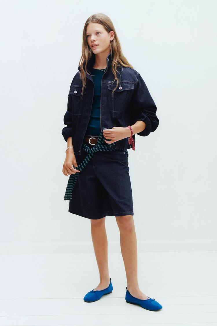 Cazadora denim balloon