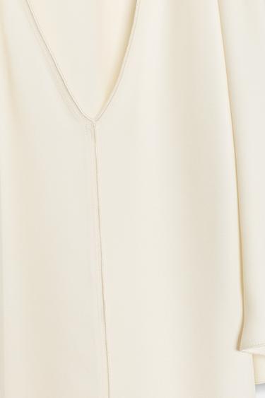 BLOUSE FLUIDE ZW COLLECTION - Écru de Zara - Image 7