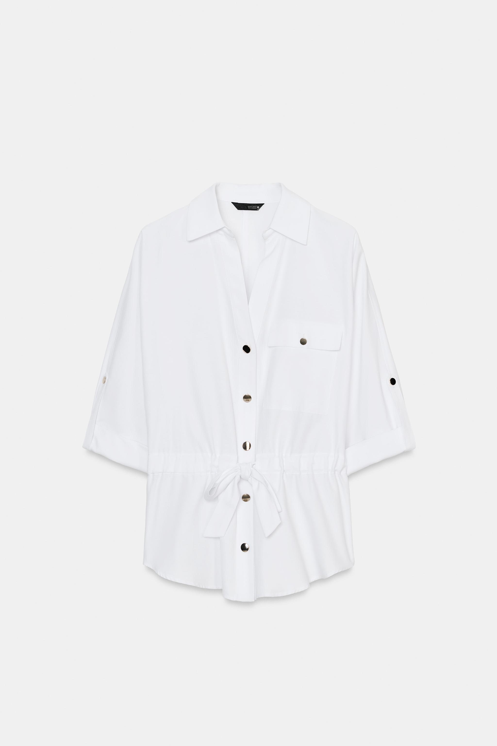 CHEMISE SAFARI EN POPELINE