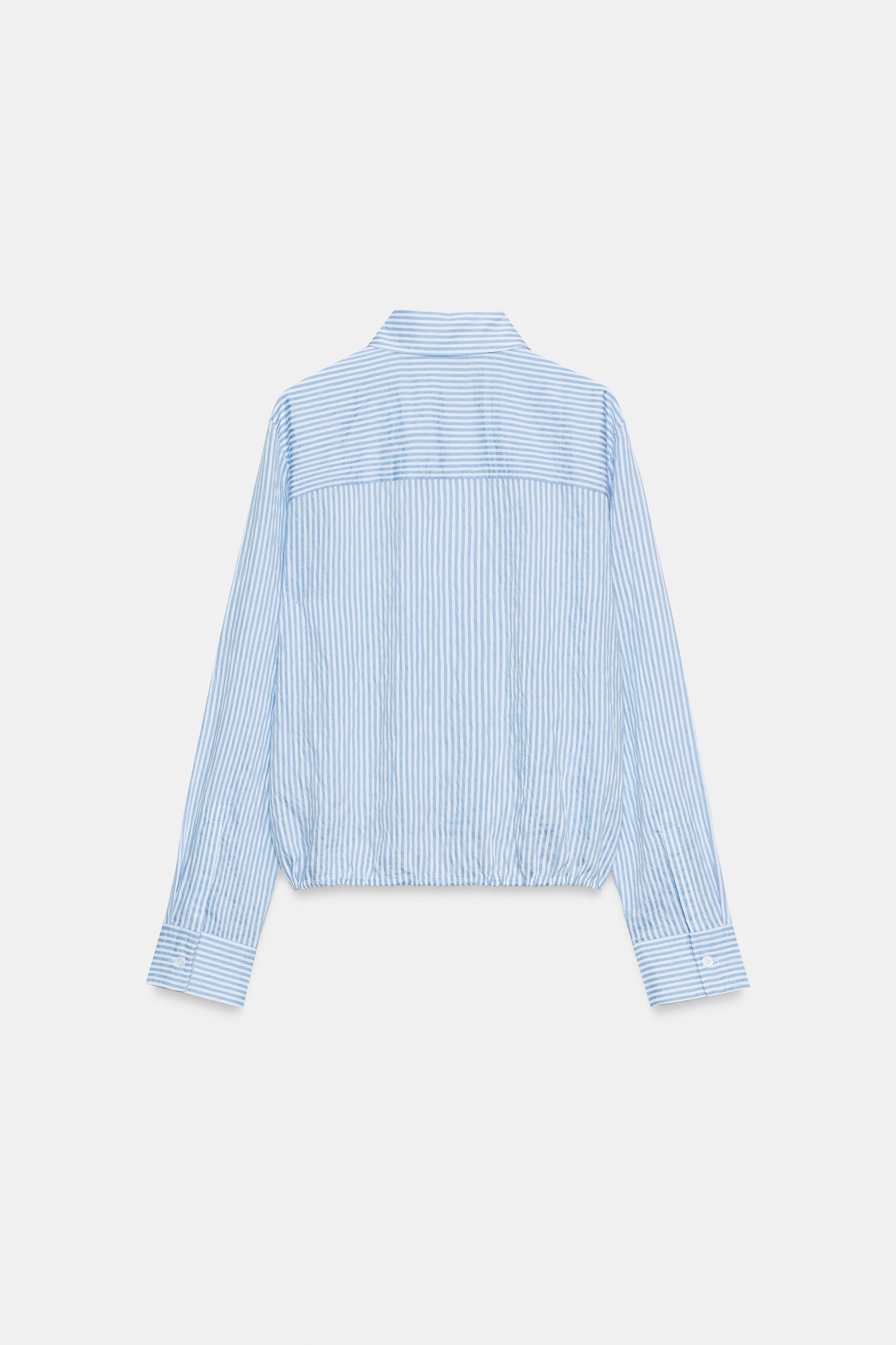 ZW COLLECTION STRIPED SHIRT WITH TIES