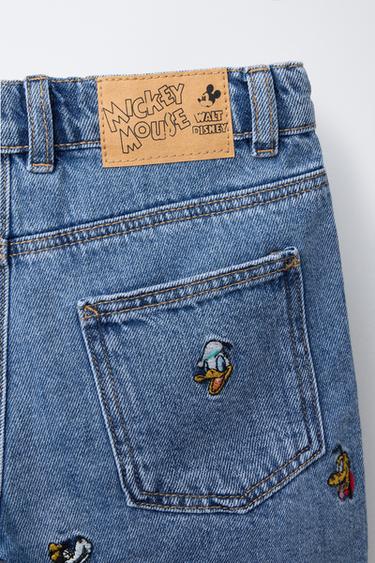 BERMUDA EN DENIM MICKEY MOUSE AND FRIENDS © DISNEY - Bleu moyen de Zara - Image 3