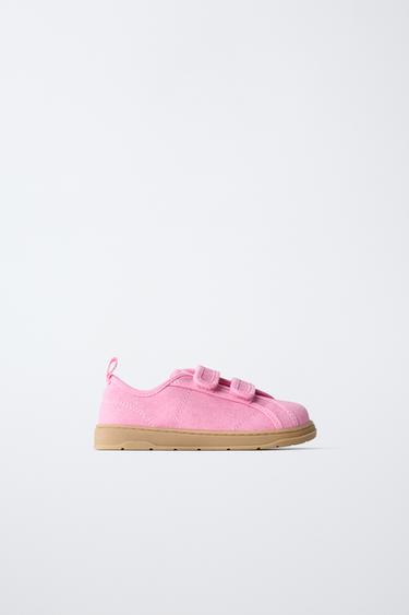 BAREFOOT TEXTILE SNEAKERS - Pink by Zara