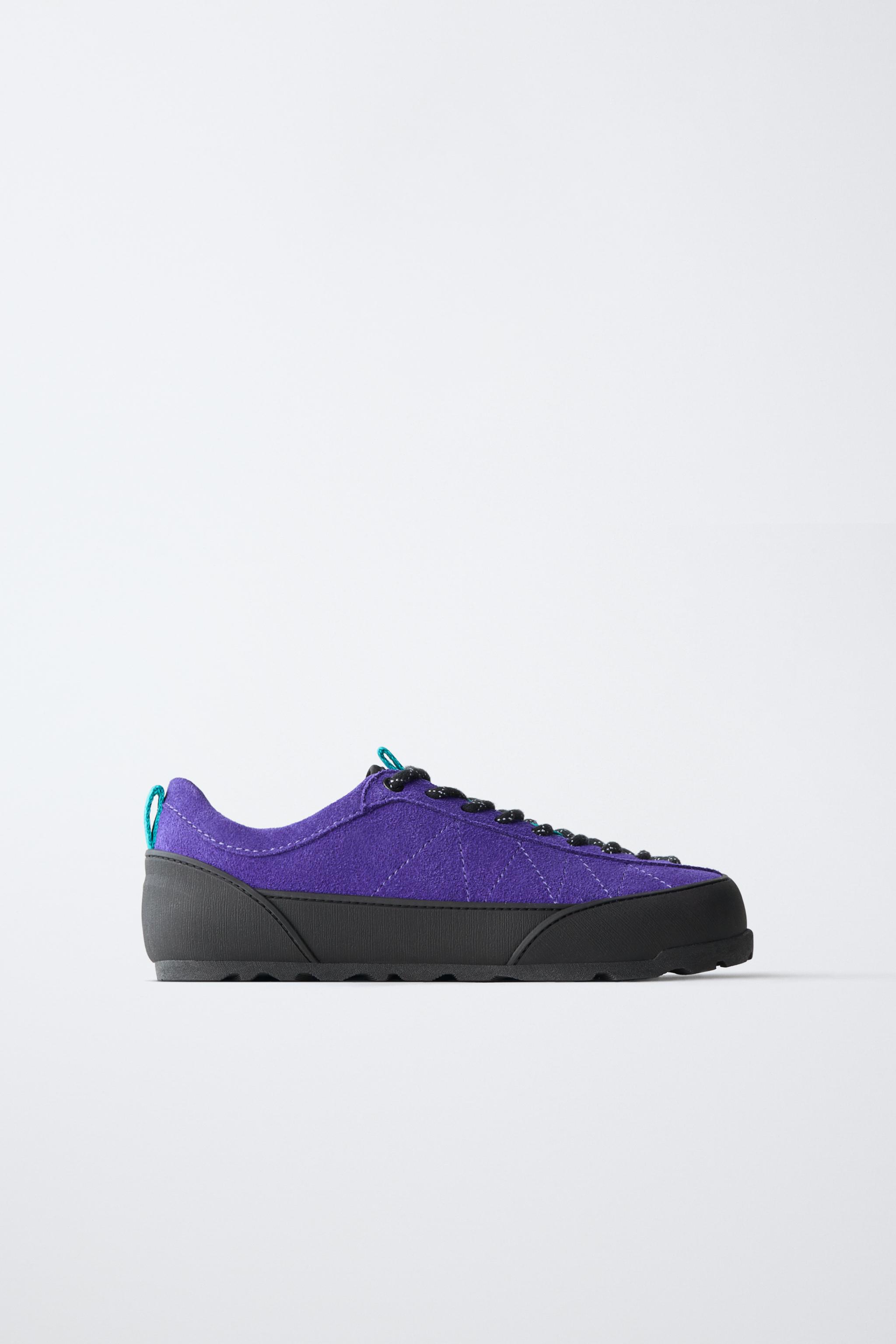 CONTRAST SNEAKERS — Lilac